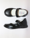 Zapato Negro Escolar con Velcro